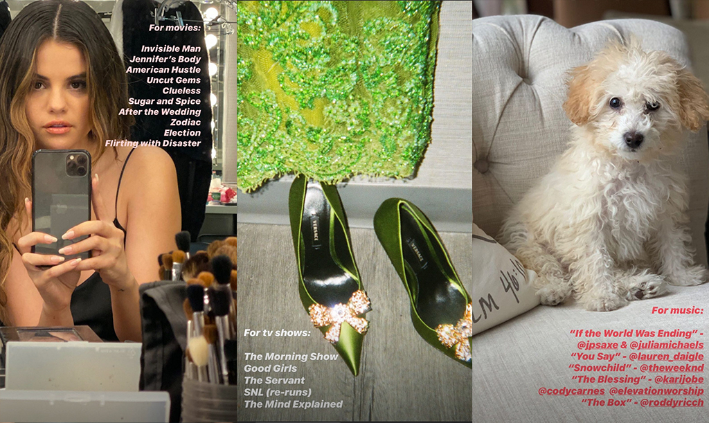 Selena Gomez, Instagram Recommendations